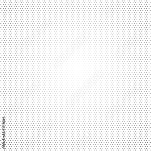 Small gray dots gradient on white background