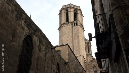 Gothic Quarter of Barcelona. Spain. photo