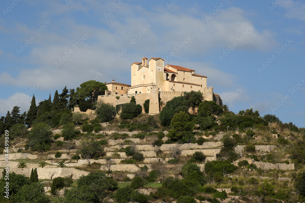 Arta Mallorca Balearen Kirche Spanien Nahaufnahme