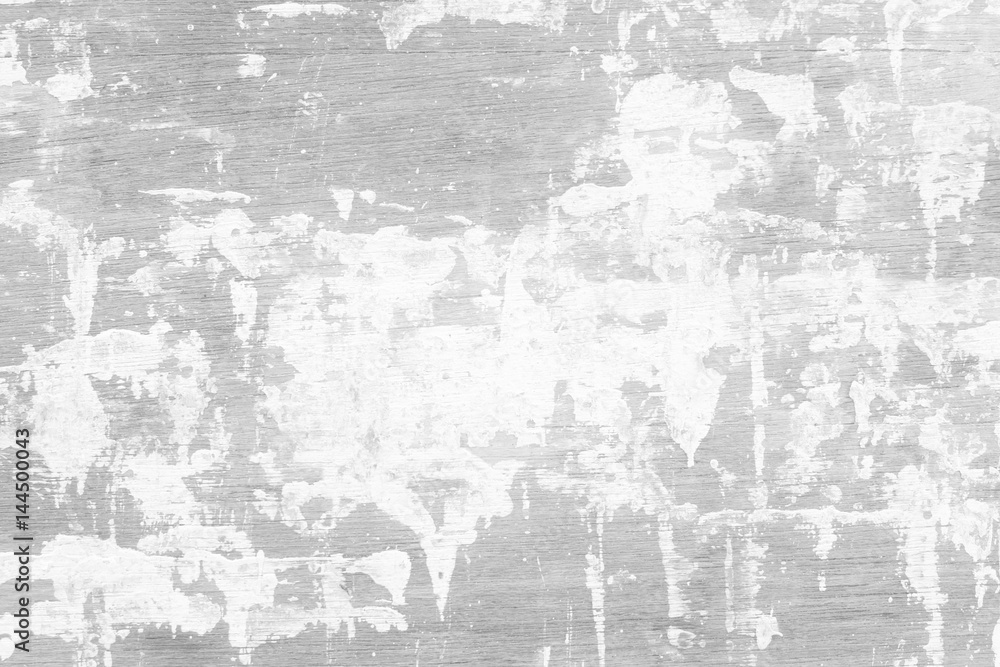 White Grunge Wood Board Texture Background.