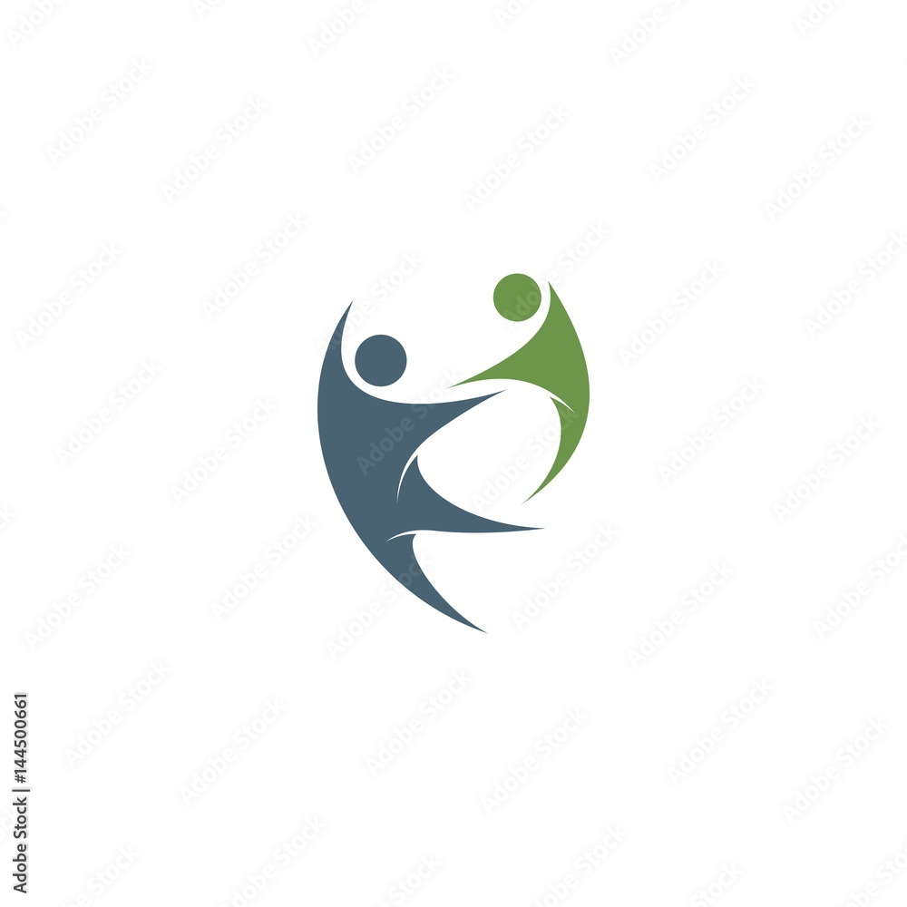 abstract family care logo abstract family care logo