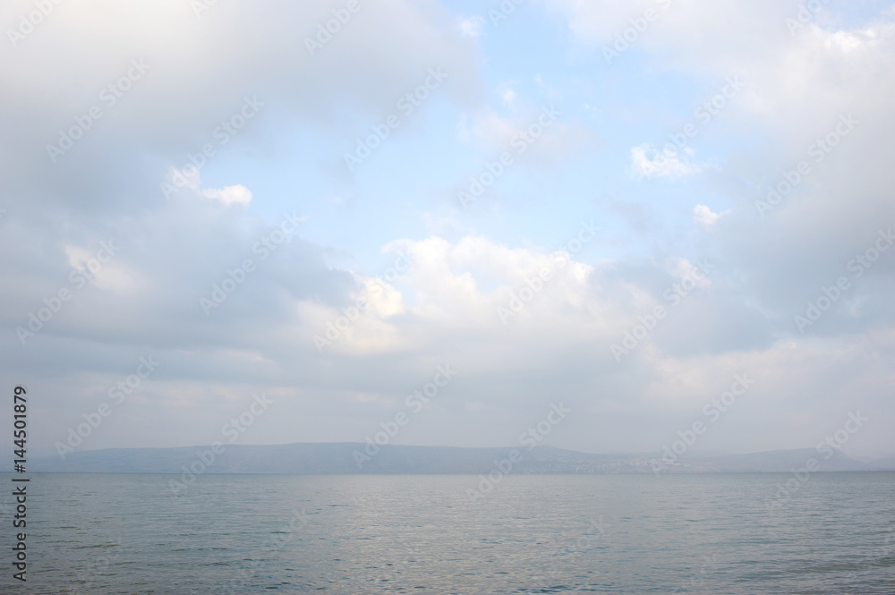 Fototapeta premium Sea of Galilee (Kinneret), the largest freshwater lake in Israel