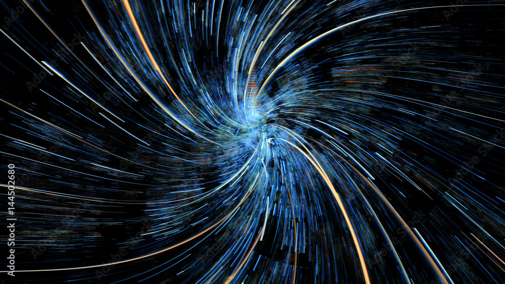 Obraz premium Abstract fractal illustration for creative design