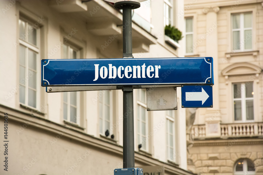 Fototapeta premium Schild 192 - Jobcenter