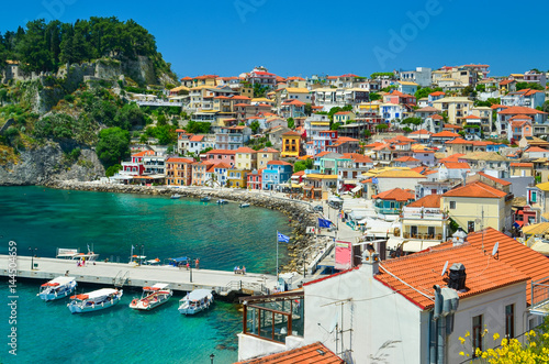 Greece Parga Epirus tourist resort by the ionian sea © sea and sun