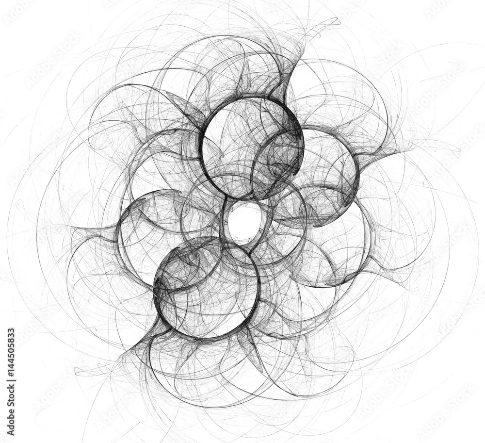 Naklejka premium Abstract fractal illustration for creative design