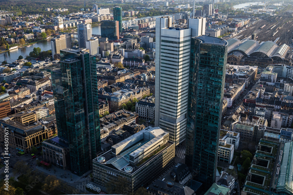 Fototapeta premium Frankfurt Am Main City Skyline 