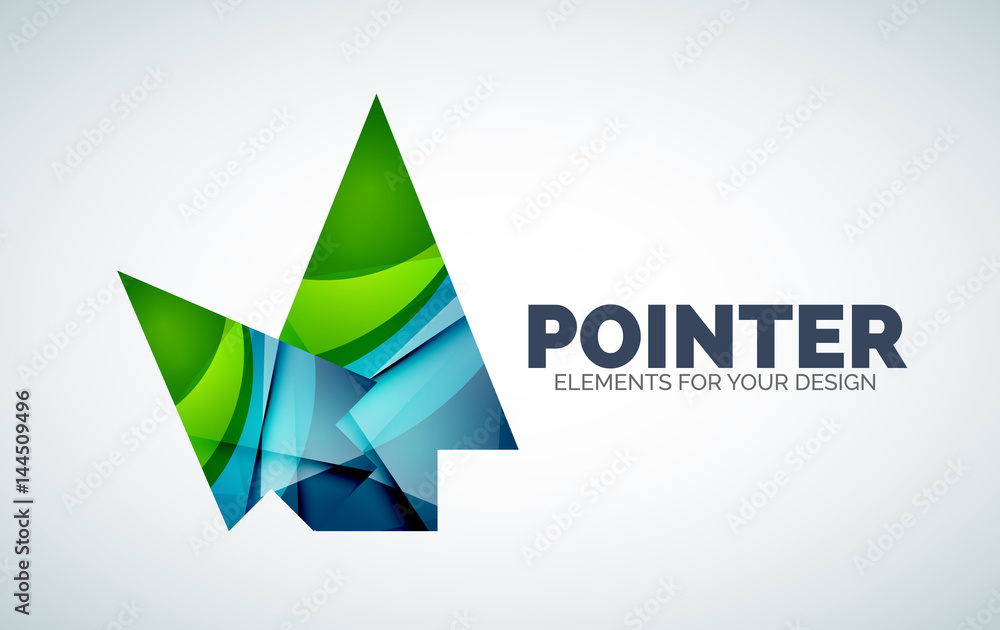 Vector icon, arrow mouse pointer or directional symbol Vector icon, arrow mouse pointer or directional symbol