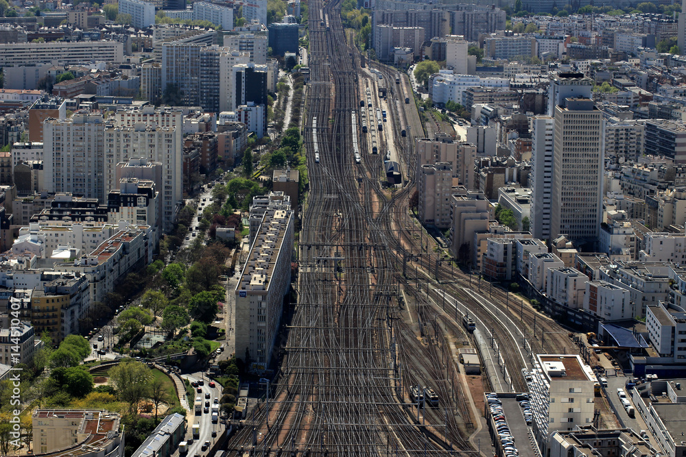 Paris, vu du ciel - Gare Montparnasse