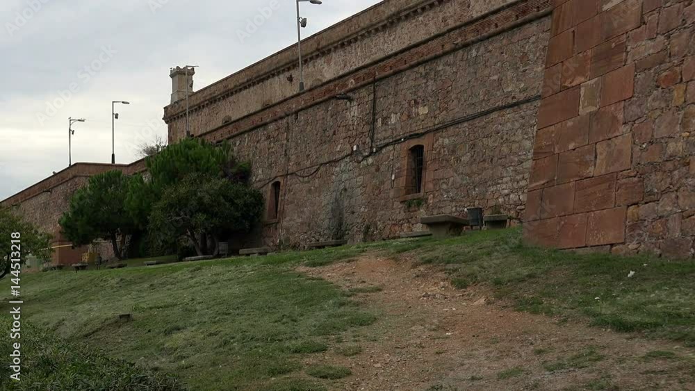 Montjuic Castle in Barcelona. Spain. Montjuic Castle in Barcelona. Spain.