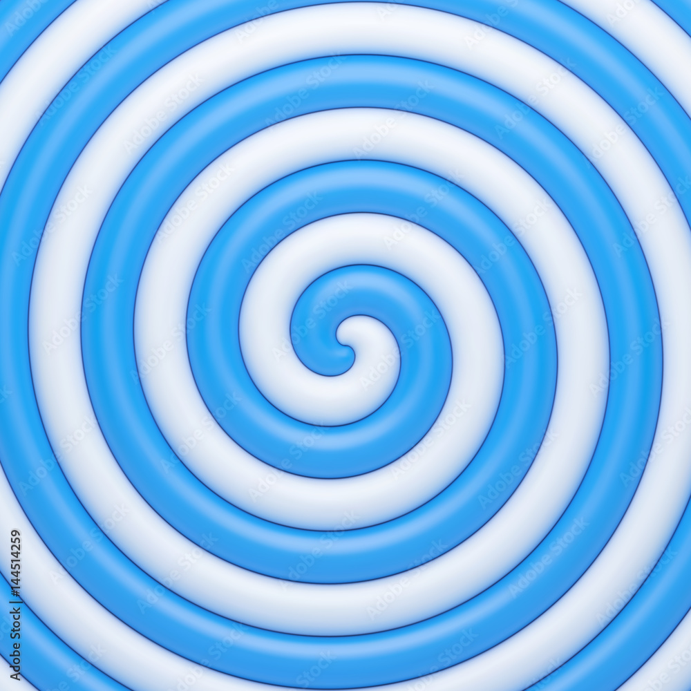 Fototapeta premium Abstract blue candy spiral background