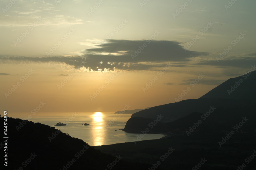 Sunset in Montenegro
