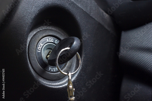 ignition lock car with key photo