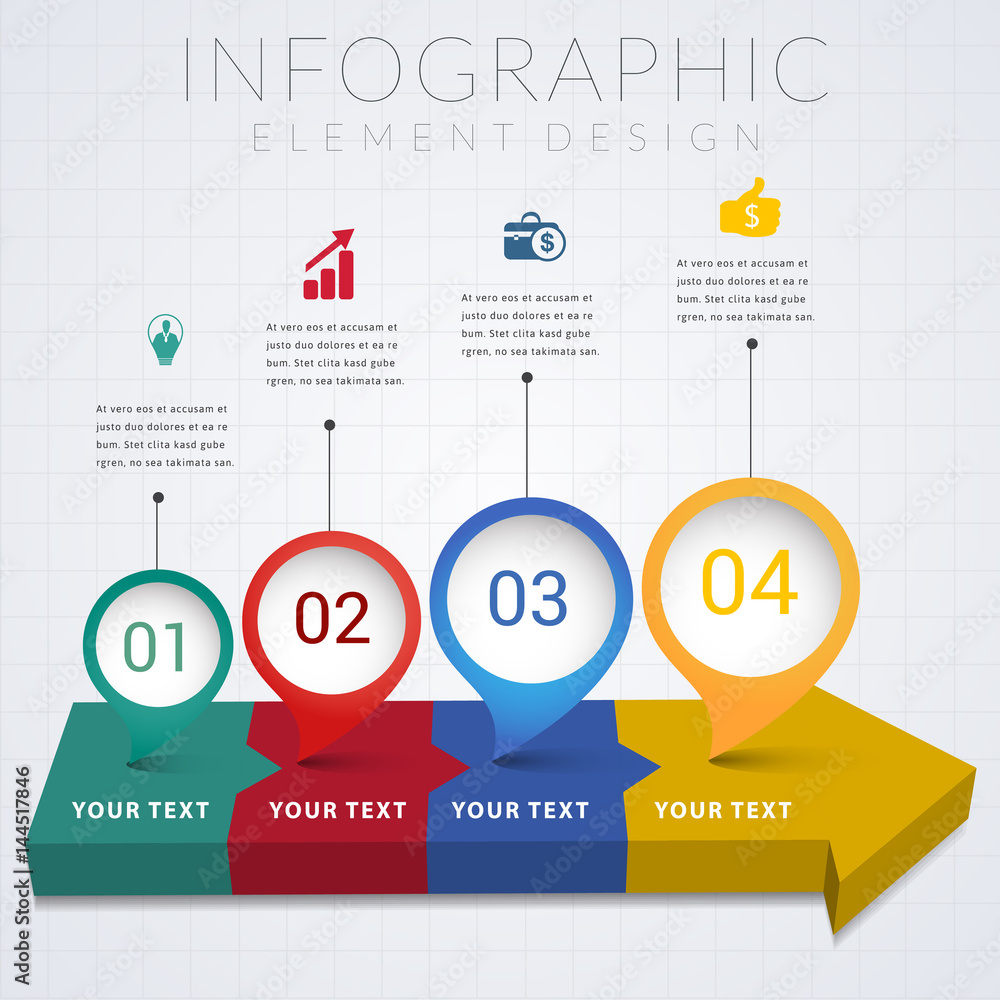Modern design number 4 step template can used for banner,infographic,data,presentation timeline business,chart, workflow layout,brochure,leaflet ,web design, number options.Vector illustration. Modern design number 4 step template can used for banner,infographic,data,presentation timeline business,chart, workflow layout,brochure,leaflet ,web design, number options.Vector illustration.