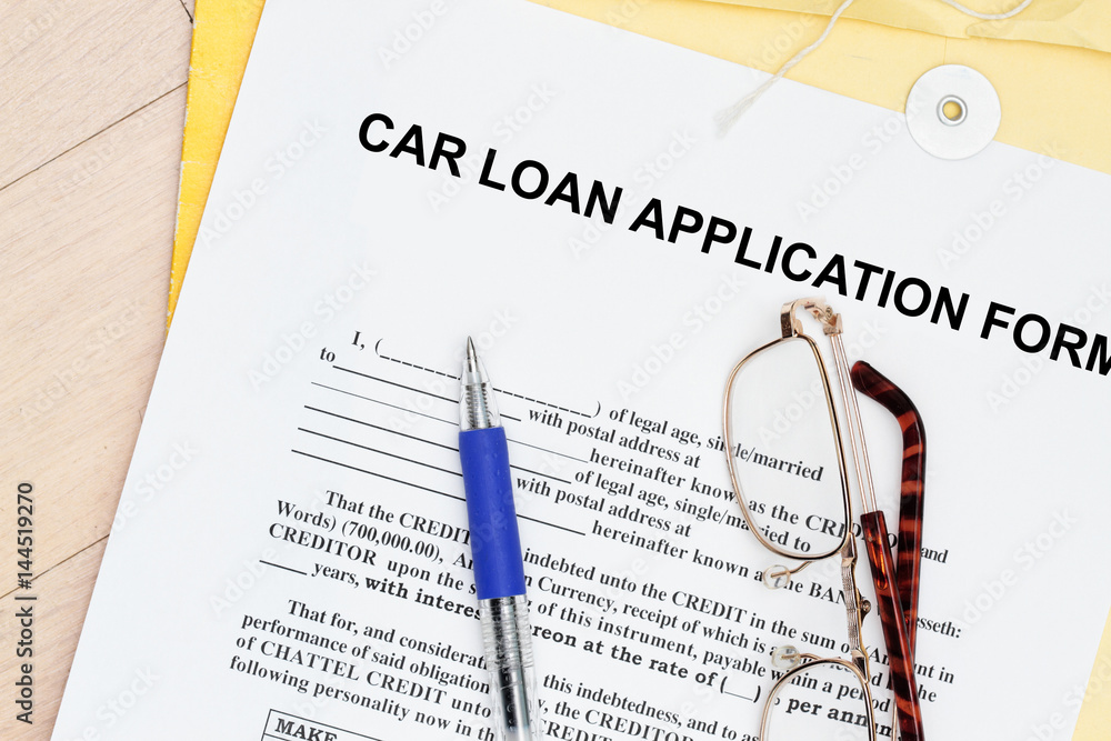 Obraz premium car loan