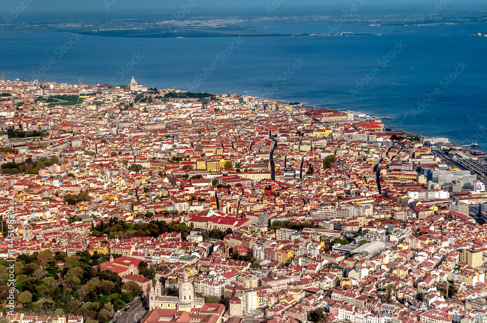 Lisbonne vue du ciel