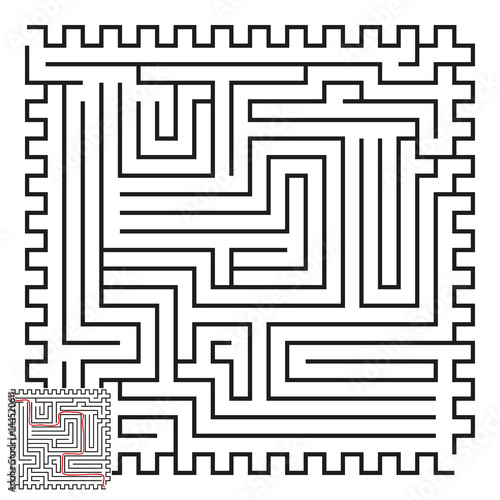 Vector Maze with Answer 51