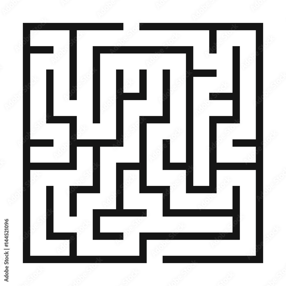 Maze Game background. Labyrinth with Entry and Exit. Vector Illustration. Maze Game background. Labyrinth with Entry and Exit. Vector Illustration.