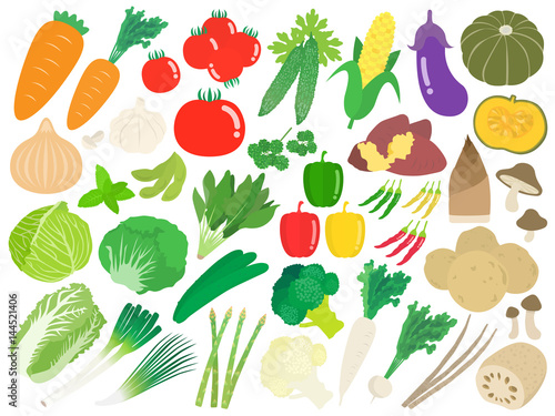 野菜のイラストセット