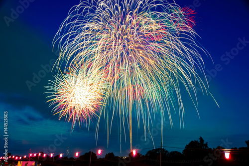 Photography Summer fireworks of Japan/日本の花火