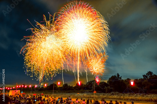 Photography Summer fireworks of Japan/日本の花火