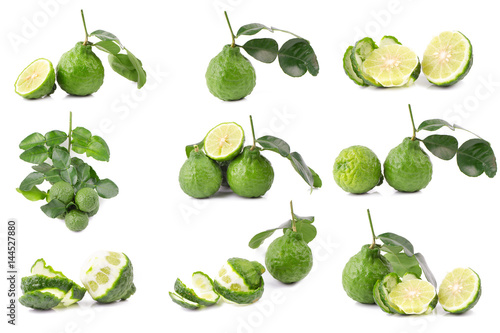 Bergamot fruit Bergamot isolated on white background