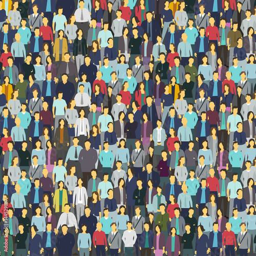 A lot of people, colorful texture. Background from the crowd