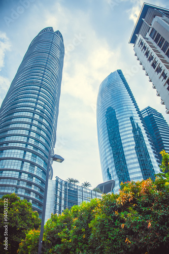 Beautiful tall buildings in Kuala Lumpur. Malaysia photo