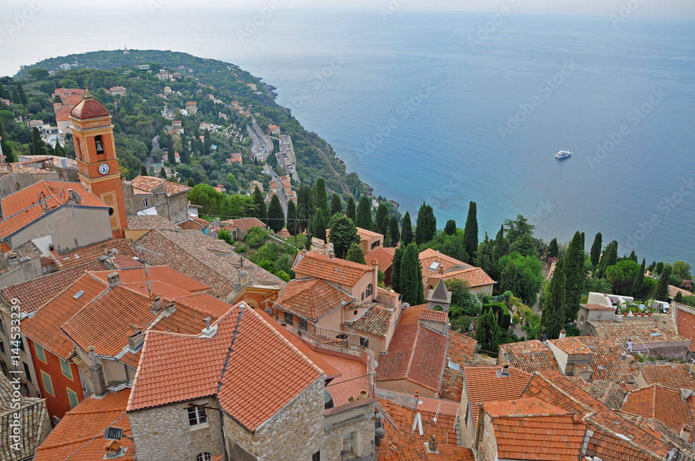 Obraz premium Views of Roquebrune-cap-Martin, France
