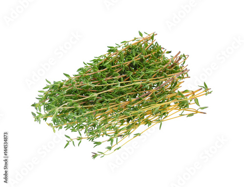Thyme isolated on white background.