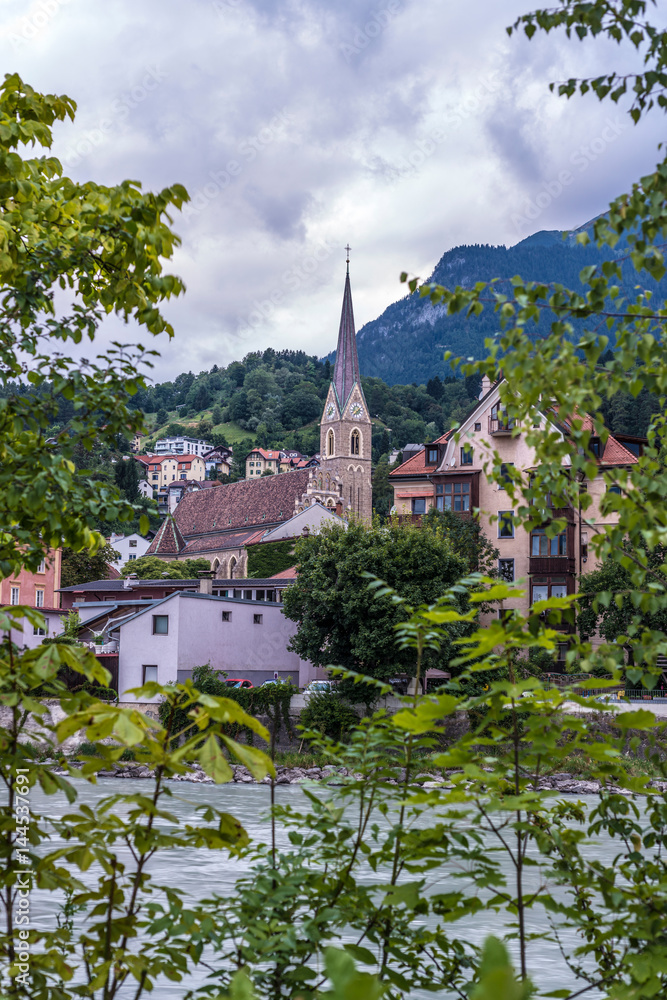 Saint Nicholas parish church in Innsbruck, Austria Saint Nicholas parish church in Innsbruck, Austria