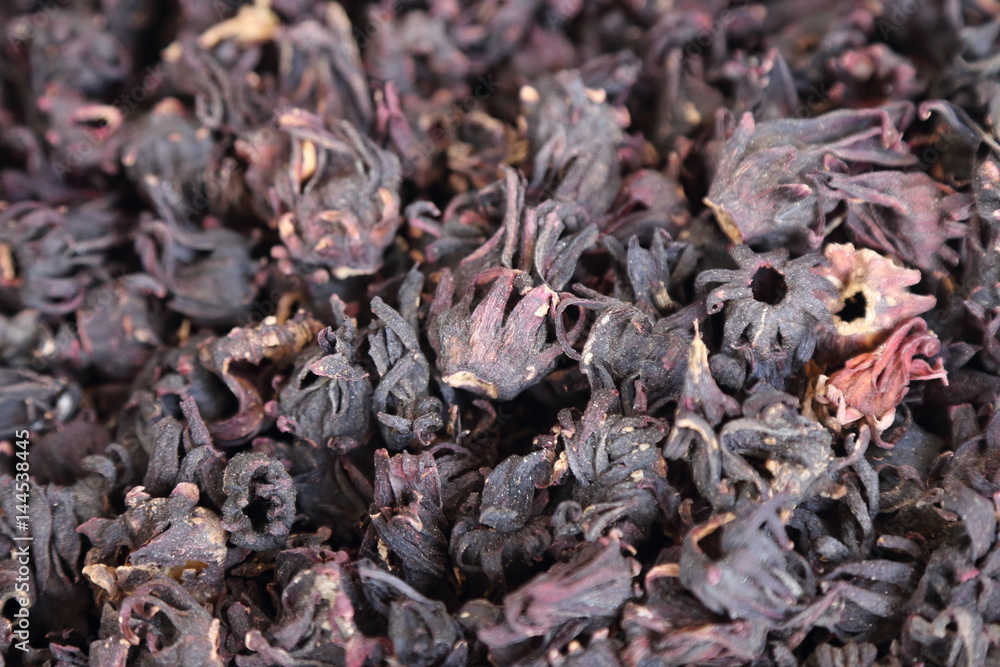 background of dried roselle background of dried roselle
