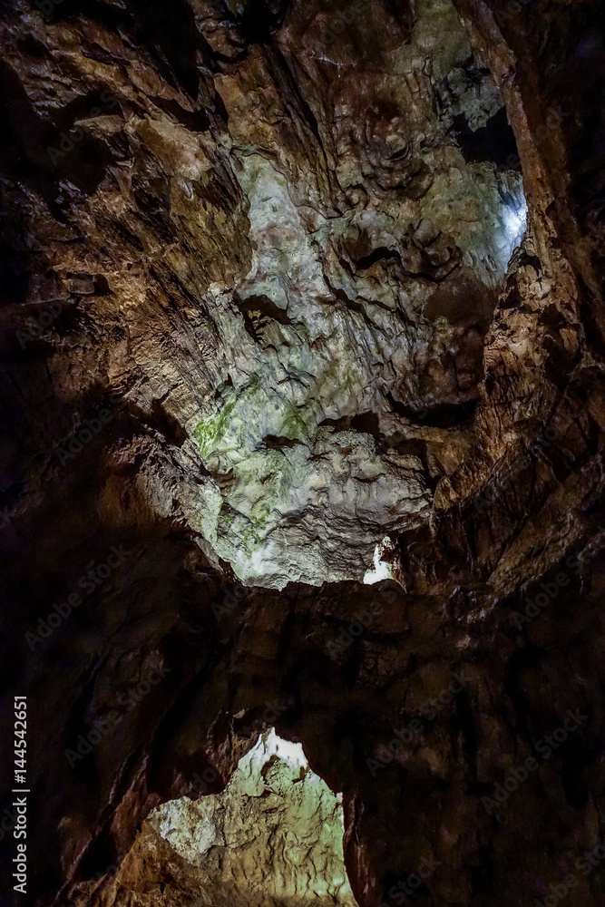 Fantastic stalactite caves and wall relief. Fantastic stalactite caves and wall relief.