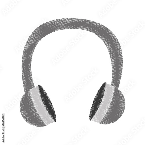Wallpaper Mural headset music isolated icon vector illustration design Torontodigital.ca