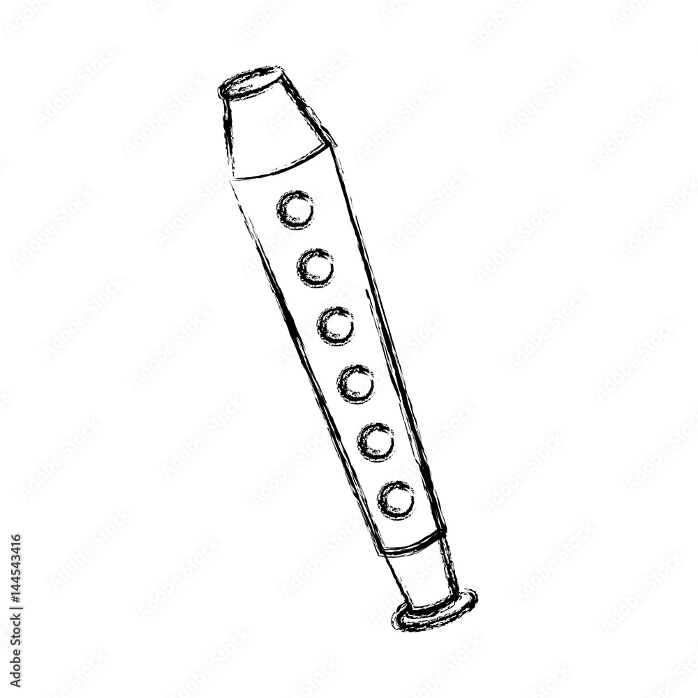 flute instrument musical icon vector illustration design flute instrument musical icon vector illustration design