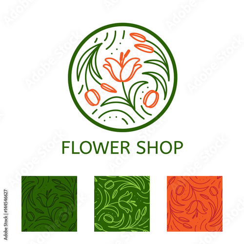 Logo for flower shop