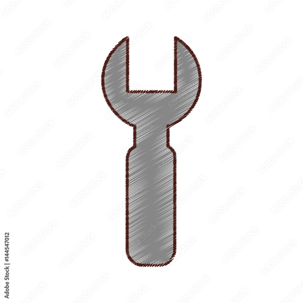 wrench construction tool icon vector illustration design wrench construction tool icon vector illustration design