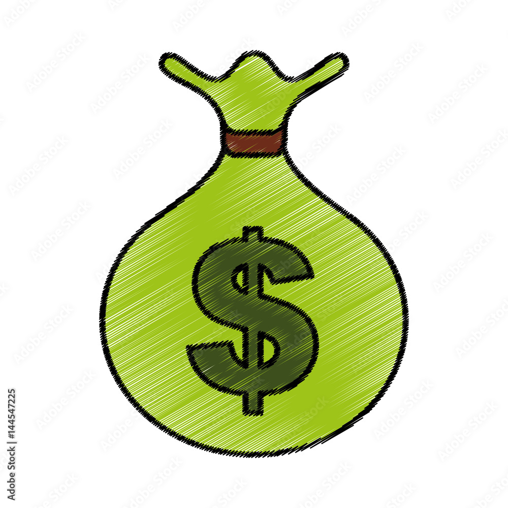 bag money isolated icon vector illustration design bag money isolated icon vector illustration design
