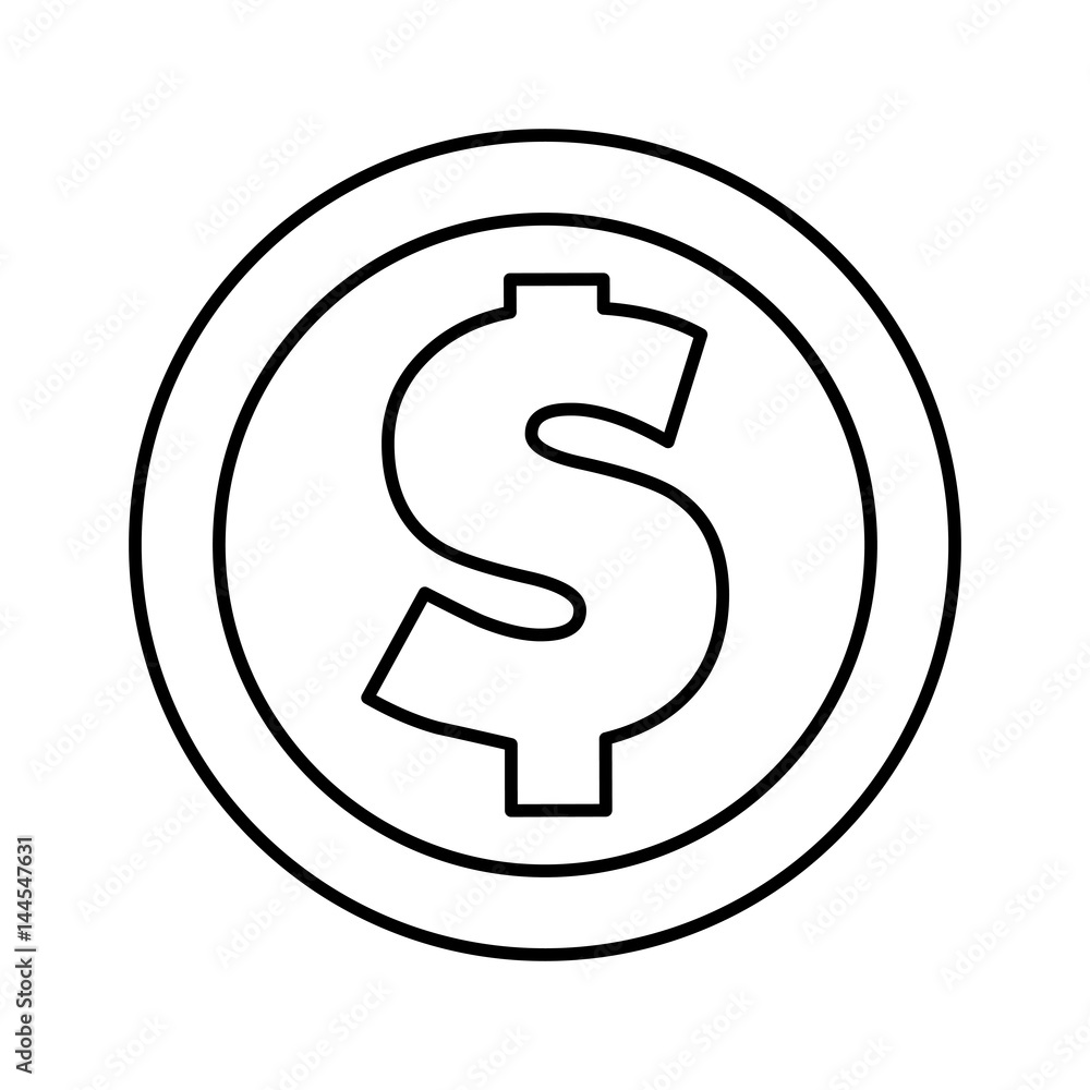 coin money isolated icon vector illustration design coin money isolated icon vector illustration design