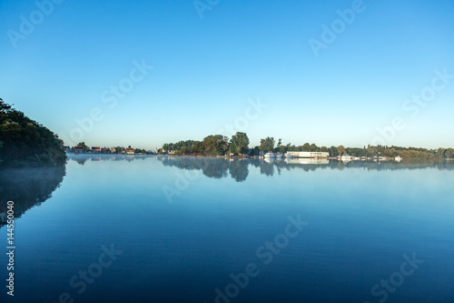 Canvas Print Citylake the Nieuwe Meer in Amsterdam