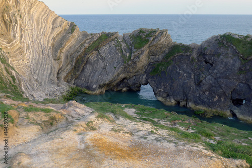 Man of War Bay and Durdle Door, Dorset, England UK The Jurassic coast a UNESCO World Heritage site