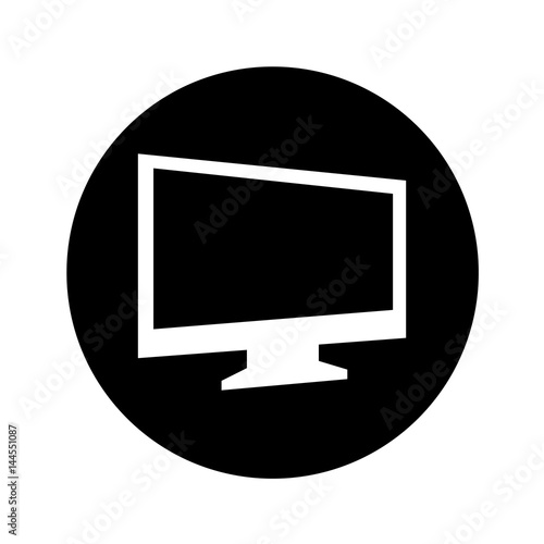 monitor computer isolated icon vector illustration design