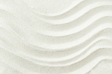 White sand texture background with wave pattern