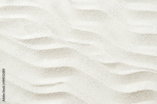 Obraz na plátně White sand texture background with wave pattern