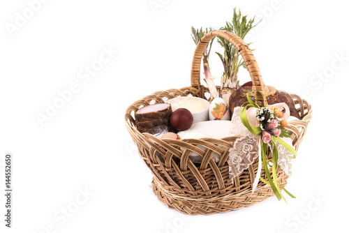 Easter basket meal for sanctify  Ukraine