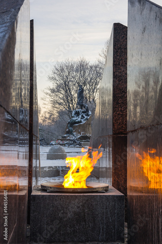 Revolutionary memorial - quenchless flame photo