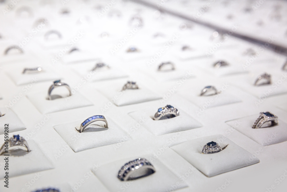 Gemstone decorated rings collection, Ceylon jewels Gemstone decorated rings collection, Ceylon jewels