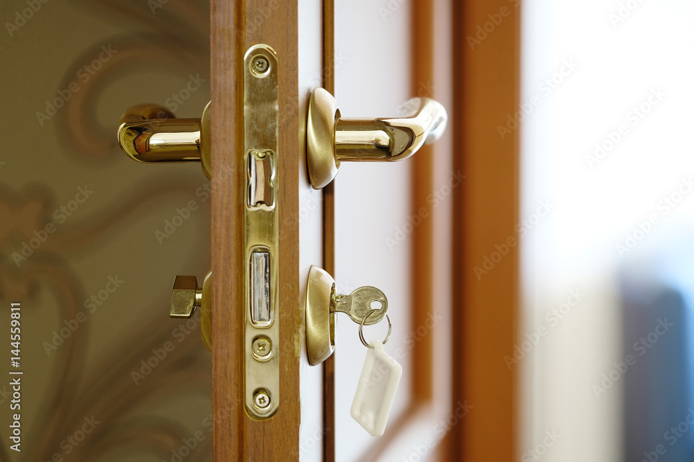 Obraz premium Lock with a key