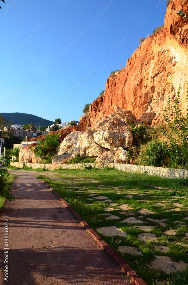 Fototapeta premium Kalkan en Turquie 