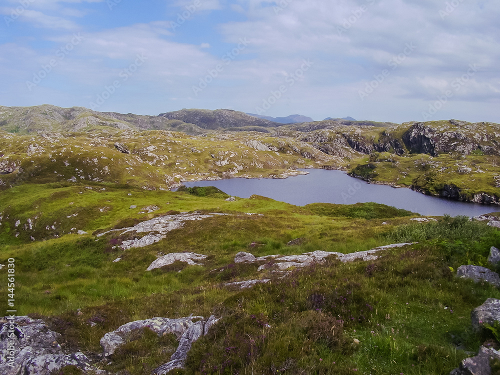 Lake in Scotland nature higlands